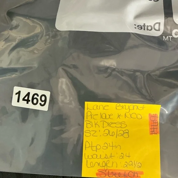 Lane Bryant Black Off-Shoulder Midi Dress - Picture 4 of 4